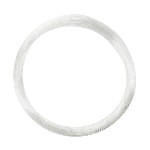 Nylon 0,80 mm vislijn, haspeldiameter 33 m lang, wit
