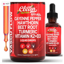 Cayenne Pepper Supplement Liquid Drops + Hawthorn Berry