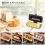 Sandwichmaker, Hundetoaster, doppelseitige Backform, doppelseitiger Brat- und Grillkäsemaker 4