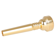 Koperen blaasinstrument Trompet mondstuk verguld 17C voor beginners om te spelen