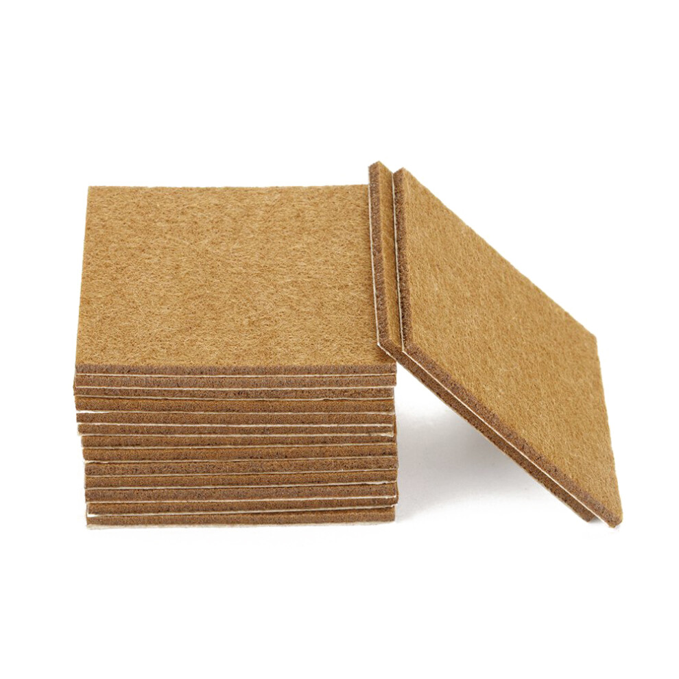 20Pcs Furniture Pads Felt Sheets Self Adhesive Wood Floor Protectors 7Cmx7cm 4852404129858