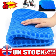 Honeycomb Breathable Gel Seat Cushion Cooling Double Thick Egg