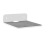 Wandhouder Multifunctionele draagbare luidsprekerplank voor webcam, mobiele telefoons, router, wit 1