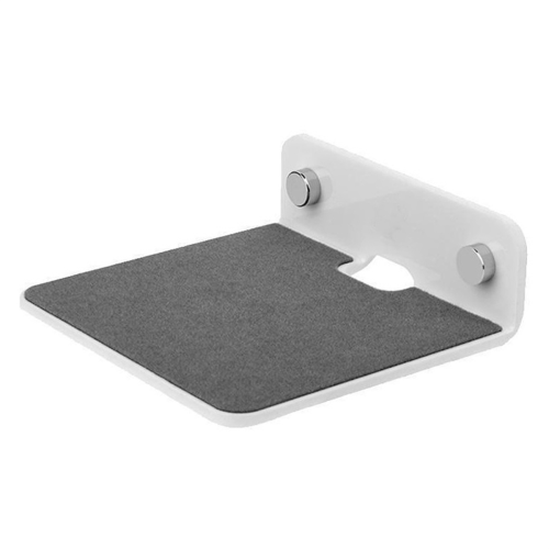 Wandhouder Multifunctionele draagbare luidsprekerplank voor webcam, mobiele telefoons, router, wit 2