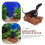 Artificial Dinosaur with Platform Ornament Aquarium Landscape Fish Tank Decor 3