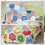 Régua acrílica para quilting de meio hexágono com 3 peças, régua de 8, 9 e 10 polegadas para colcha e costura 6