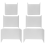 Acrylic Display Risers, Clear Rectangle Stands Shelf for 6Pcs 4