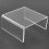 Acrylic Display Risers, Clear Rectangle Stands Shelf for 6Pcs 5