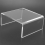 Acrylic Display Risers, Clear Rectangle Stands Shelf for 6Pcs 7