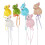 6Pcs Easter Stimulation Animal Decoration Plastic Animal Figure Cutting Ornament 2