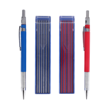 stuks laspotloden met 24 2 mm vullingen, mechanische ingebouwde slijper, timmermanspotloden