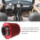 Universal Car Air Filter Vehicle Induction Kit High Power Mesh Cone Red 5