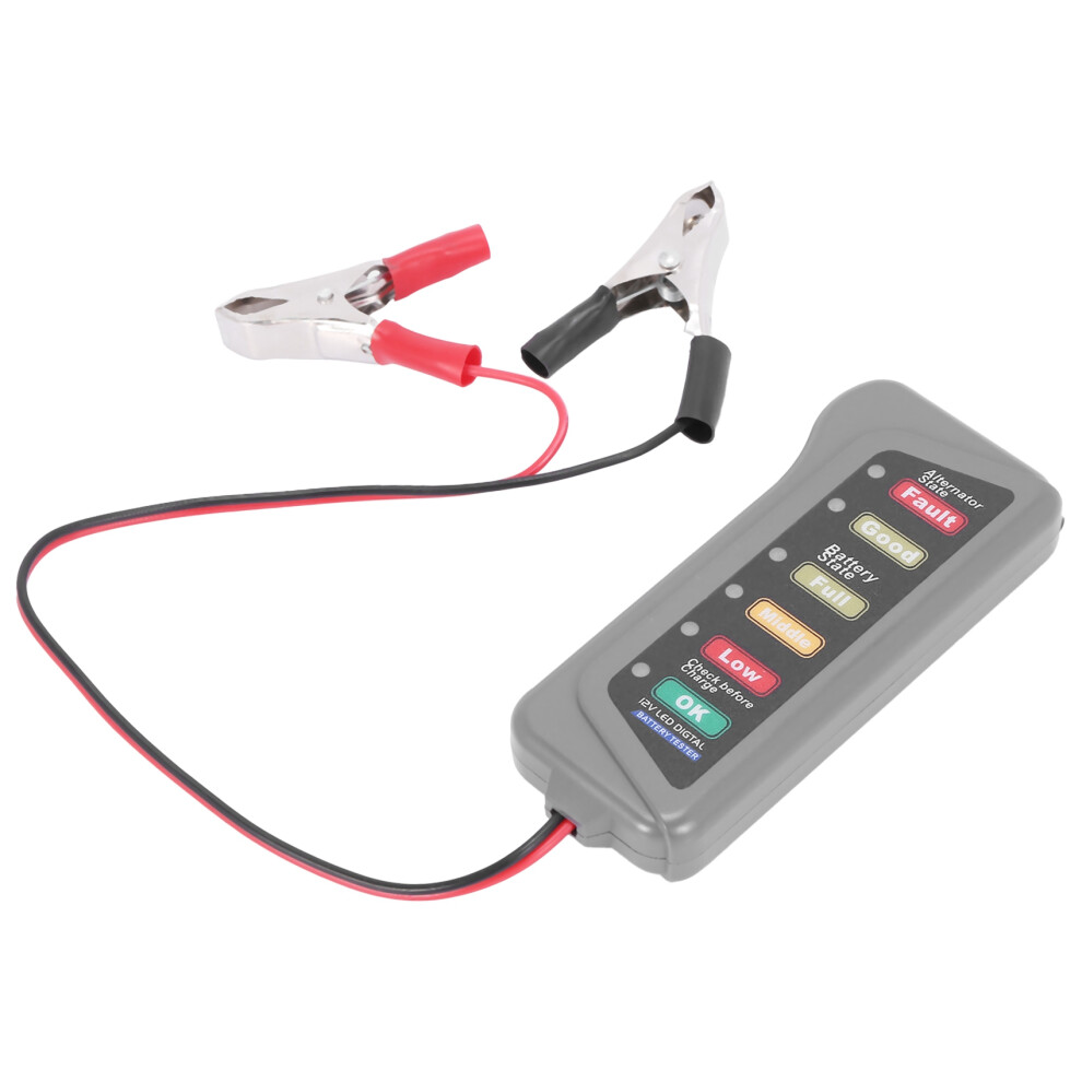 12V Car Battery & Alternator Tester - Test Condition Charging (Led Indication) 4852404144080