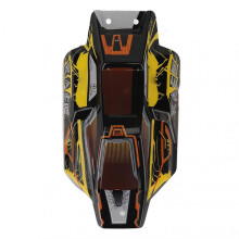 RC Car Body Shell PVC High Impact Resistance Car Body Shell Frame Spare Parts for SCY 16201 1/16 RC Car Yellow
