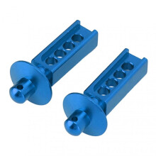 2Pcs Body Post Aluminium RC Upgrade Parts Accessories for Traxxas Mini E Revo Slash 1/16 Blue