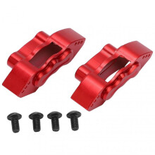 2pcs/set Metal Front Rear Brake Disc Calipers for LOSI SUPER BAJA REY 1/6 RC Car Upgrade PartsRed