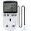 Digital Temperature Controller Plug UK 230V Thermostat Outlet Socket Digital Temperature Controller Thermostatic Plug Temperature Switch 1