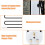 Digital Temperature Controller Plug UK 230V Thermostat Outlet Socket Digital Temperature Controller Thermostatic Plug Temperature Switch 3
