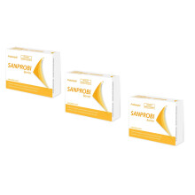 3x Sanprobi Barrier Probiotic 40 Capsules - Multi-strain, 2.5B CFU per Capsule, Gluten-free, No Preservatives, Refrigeration-free
