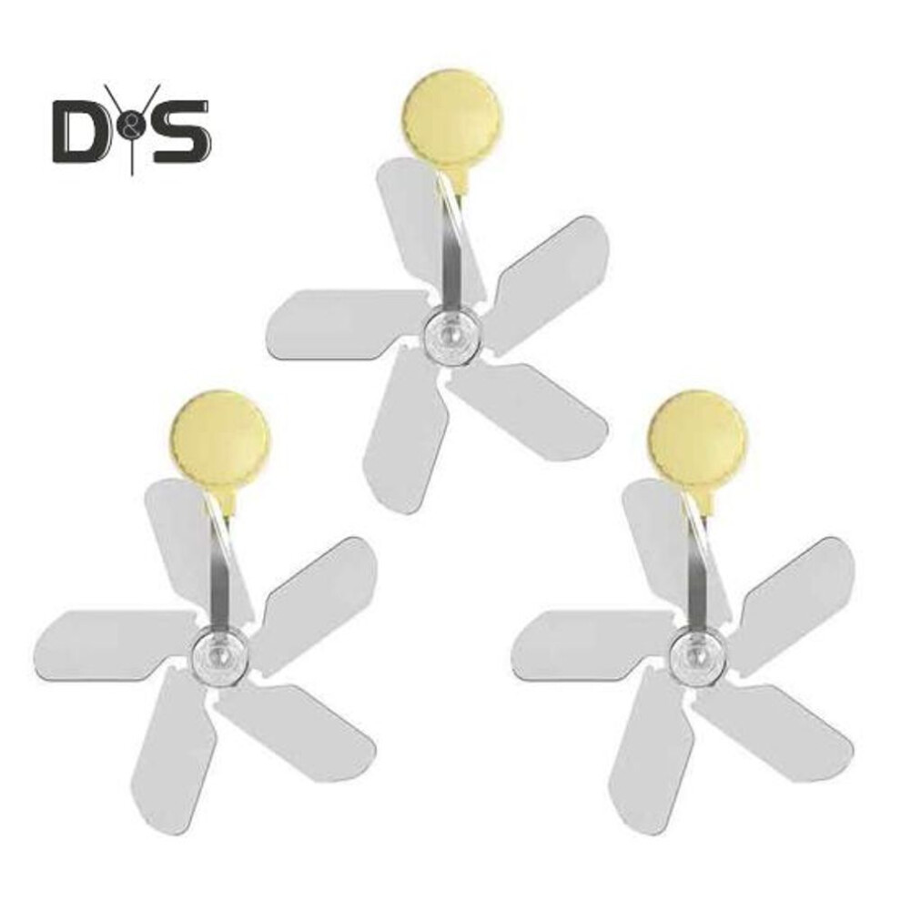 (yellow) 3pcs Air Conditioner Wind Deflector Universal Direction Baffles Baby-safe Ac Vent Shield For Home Office No-tools Installation Effective Anti-direct