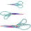 Office Scissors, Sewing Scissors, Left Handed Scissors, Titanium Scissors, Professional Super Sharp, Soft and Comfortable Handle, Multi-Purpose, Blue 1
