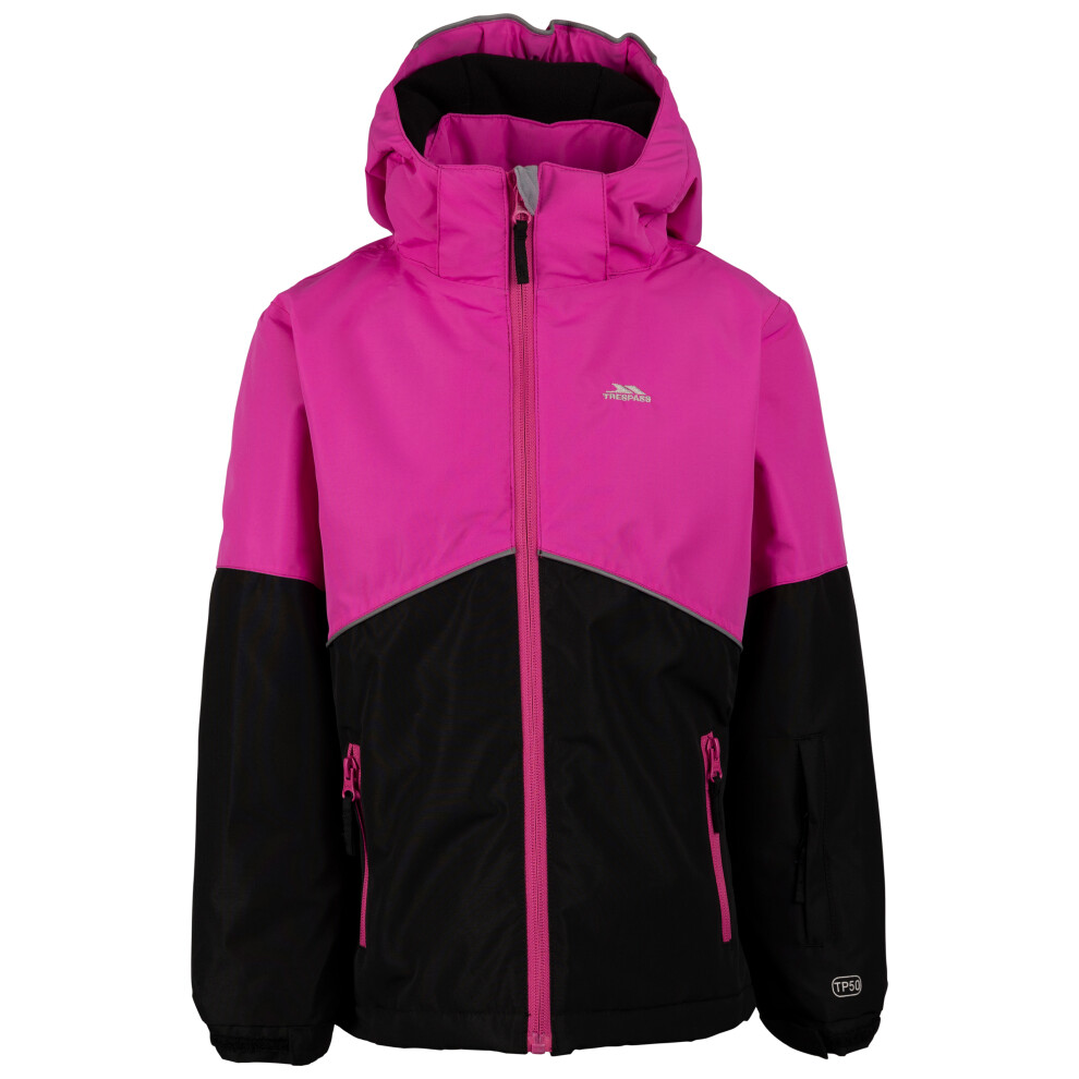 (9-10 Years, Magenta) Trespass Kids Padded Ski Jacket Precision