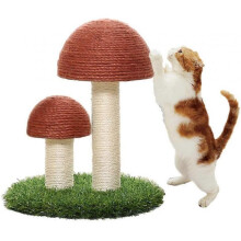 Cat Scratching Post, Mushroom Scratching Toys for Cats and Kittens, Natural Sisal Cat Scratchers