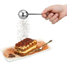 2 Pack Shaker Duster Sifter Dusting Wand for Meringue Powder Sugar Flour Confectioners and Spices Stainless Steel
