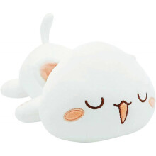 Cute Kitten Plush Toy Stuffed Animal Pet Kitty Soft Anime Cat Plush Pillow for Kids (White B, 12")