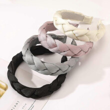 Headbands Women Hair Head Hands Braided Head Band Twist Hairbands for Girls Black Pink Gray White Hair Band