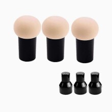 3 Pack Mushroom Makeup Sponge Cosmetic Blender Puff Latex Free Face Sponge