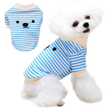 Dog Clothes Cat Sweater: Warm Pets Clothes for Small Dogs Winter Sweaters Doggy Clothing Puppy Swearshirt Kitten Clothe (Light Blue, S)