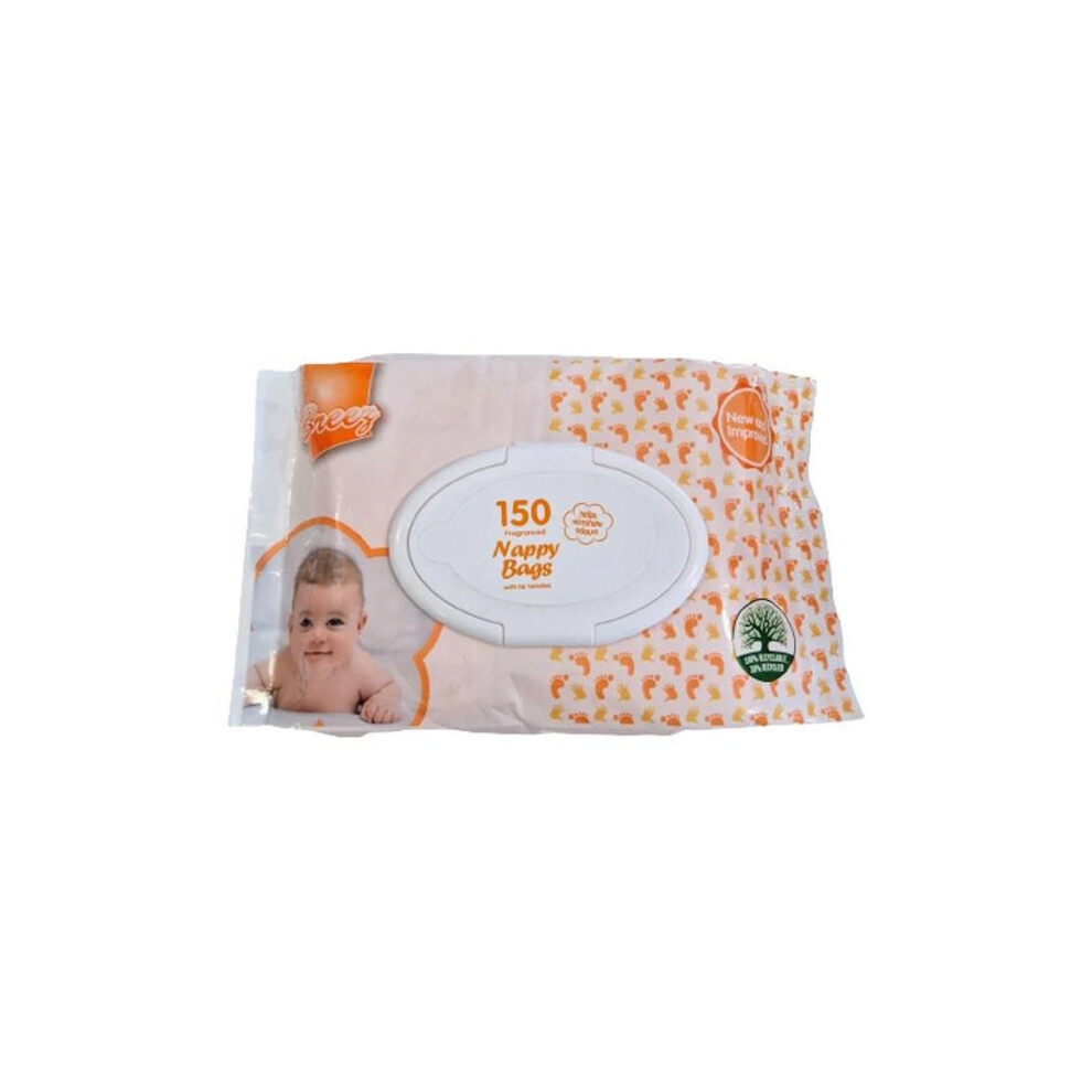 3 x Breez 150 Fragranced Nappy Bags-image-OPC-PHFR7B8-NEW