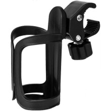 Bike Bottle Holder, Black Bicycle Cup Holder 360 Degrees Rotation Cycling Water Bottle Cages; fit Bicycles, Mountain Bikes, Prams
