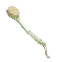 Soft Bath Brush for Back with Long Handle Body Shower Brush Exfoliating Back Scrubber (Green)