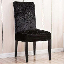 2pcs Thick Velvet Chair Cover Dining Chair Slipcover Elastic Stretch Chair Cover Case
