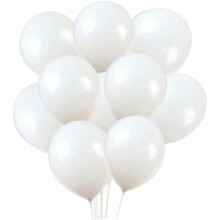 Latex Balloons, 100-Pack, 12-Inch, White Balloons for wedding celebration Graduation Party Decoration