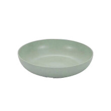 Wheat Straw Plate, Environmentally Friendly and Healthy / Non-Toxic, Multifunctional Plate, Not Fragile, Color: Green