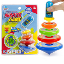 (1 conjunto de 5 peças) Giroscópio giratório Supper Spinning Shooting Game de longa duração Spinning