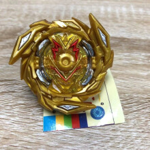 Gold Limited Edition Brave Valkyrie Spinning Top Super King B-163 Booster sem brinquedos de borracha