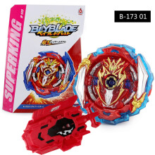 Burst SuperKing B-173 Infinite Achilles Dm' 1B avec lanceur de cordes LR Jouet pour enfants Jouet pour garçons
