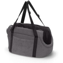 Washable Dog Carrier Bag Cat Handbag Dog Carrier Basket Rabbit Bag Corduroy Travel Bag for Countryside Pets, Gray L