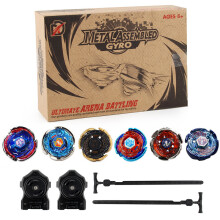 (1 SADA) 6ks/krabička Fusion s Burst Set Kovová Galaxy Pegasis Drago Pegasus Séria Gyro Game Battle