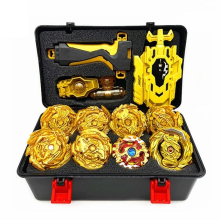 (Gold-SET) Kreisel Burst Arena Spielzeug-Set Blauer Dämon Beylade Burst mit Launcher und Aufbewahrungsbox Bayblade