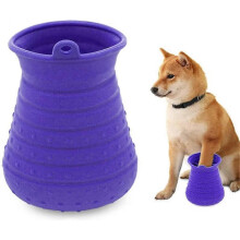 Dog Paw Cleaner,Protable Dog Cleaning Brush with Towel Pet Paw Cleaner for Dogs Cats Massage Grooming Dirty Claws