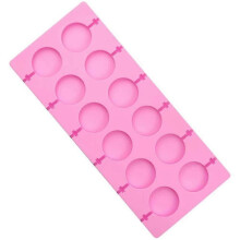 Silicone Lollipop Sticks Mould Tray Chocolate Cake Cookies Biscuit Mold Baking Tool