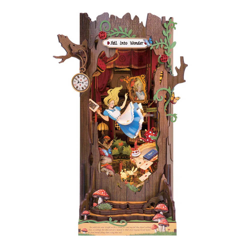 Rolife Robotime Fall Into Wonder Book Nook Diy Miniature Craft Kit Tgb12