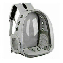 Pet Cat Dog Backpack Great Puppy Carrier Bags Space Capsule,Gray