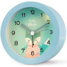 Kids Alarm Clock Boys, Portable Analogue Alarm Clocks Bedside Non Ticking Battery Powered, Loud Childrens Clocks Desk Clock with Light Twin Bell