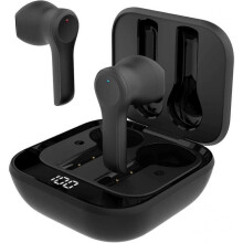Wireless Earbuds, with Charging Case, Touch Control Waterproof Sports Earphone with Mic Stereo Bluetooth Headset Type-C Charging 24H Playback(Black)
